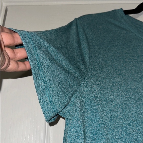 St. John's Bay Active Teal Short Sleeve Top size XL - Picture 4 of 7